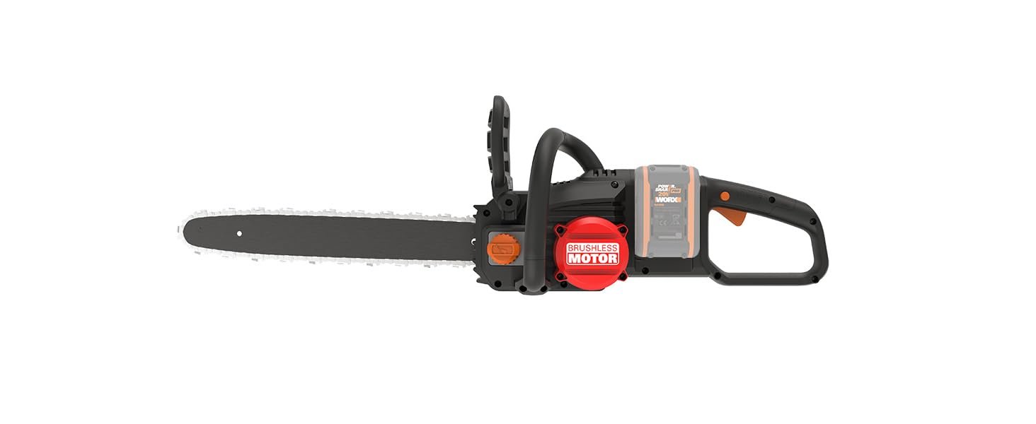 Tronçonneuse sans fil 40 V guide 40 cm vitesse 18 m/s sans batterie ni chargeur Tronçonneuse sans fil 40 V guide 40 cm vitesse 18 m/s sans batterie ni chargeur