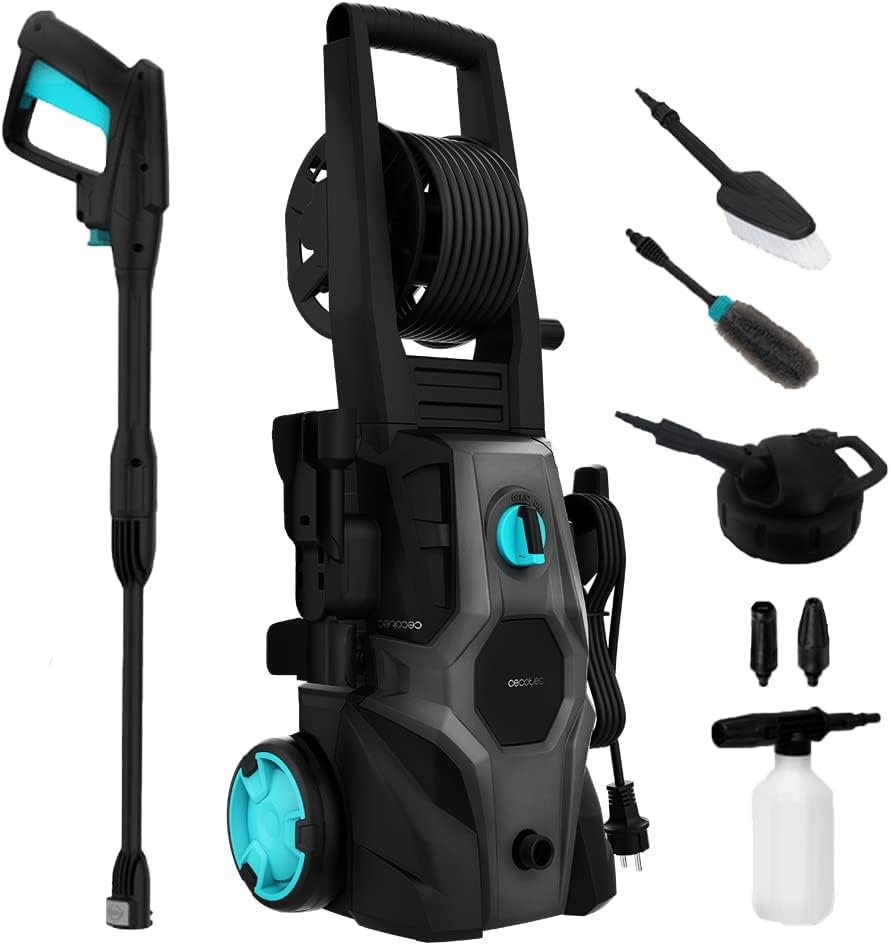 Cecotec HydroBoost 3200 TotalClean, 3200 W, Moteur Brushless, Maison, Jardin ou Voiture, Débit 540 l/h, Pression 225 Bars, Pompe en Aluminium, Rayon d'action 14 m Cecotec HydroBoost 3200 TotalClean, 3200 W, Moteur Brushless, Maison, Jardin ou Voiture, Débit 540 l/h, Pression 225 Bars, Pompe en Aluminium, Rayon d'action 14 m