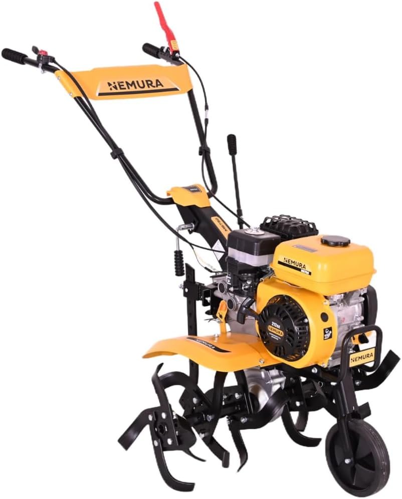 Nemura Motoculteur Fraise Arrière 212cm3 – Largeur de Coupe 75 cm – Double Marche Avant + Marche arrière – Moteur 4 Temps – Puissance et Maniabilité – Jardinage et Entretien Facile – Marque Française Nemura Motoculteur Fraise Arrière 212cm3 – Largeur de Coupe 75 cm – Double Marche Avant + Marche arrière – Moteur 4 Temps – Puissance et Maniabilité – Jardinage et Entretien Facile – Marque Française