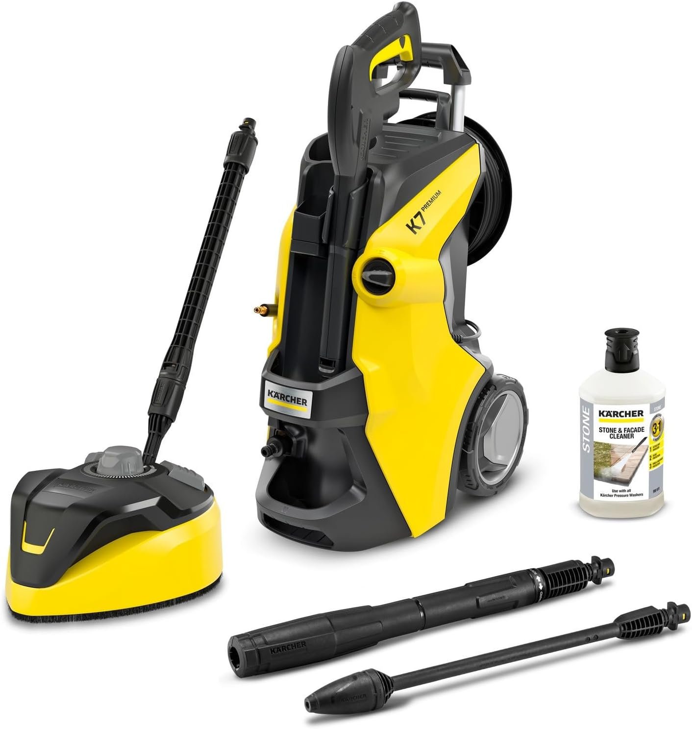 Kärcher Nettoyeur Haute Pression K 7 Premium Power Flex Home, Pression : Max. 180 Bar, Débit : 600 l/h, Surface : 60 m²/h, Poids : 17,9 kg, Pistolet Haute Pression, Rotabuse, Lance, Home Kit Kärcher Nettoyeur Haute Pression K 7 Premium Power Flex Home, Pression : Max. 180 Bar, Débit : 600 l/h, Surface : 60 m²/h, Poids : 17,9 kg, Pistolet Haute Pression, Rotabuse, Lance, Home Kit