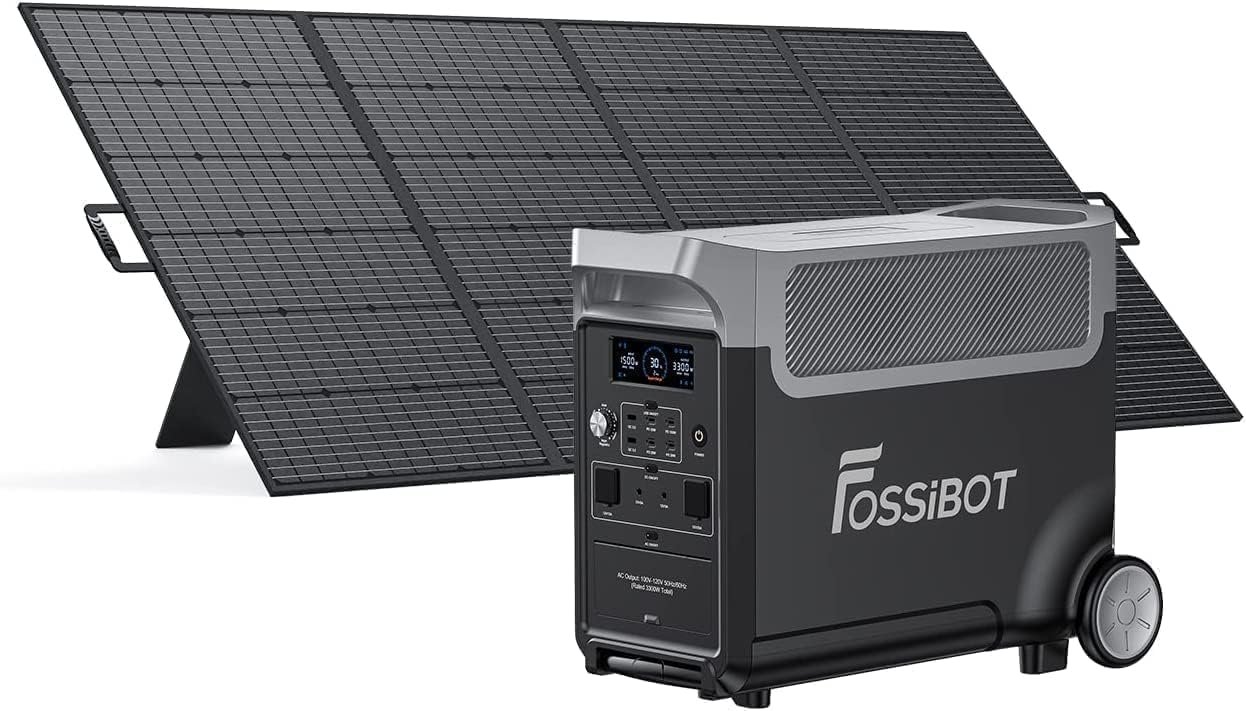 FOSSiBOT F3600 Pro Station électrique portable, Capacité 3840Wh, Batterie LFP 6500+ cycles, recharge rapide, puissance de sortie 3600 W, générateur solaire silencieux, pour la maison/camping/voyages FOSSiBOT F3600 Pro Station électrique portable, Capacité 3840Wh, Batterie LFP 6500+ cycles, recharge rapide, puissance de sortie 3600 W, générateur solaire silencieux, pour la maison/camping/voyages