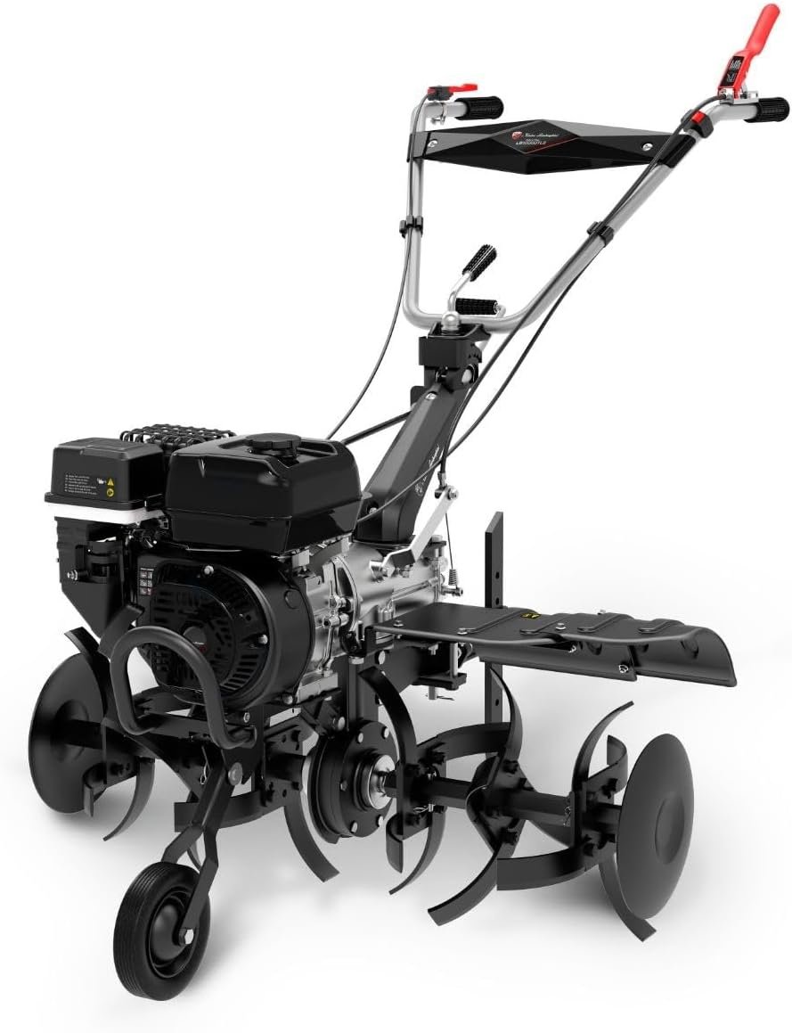 Motoculteur thermique Tonino Lamborghini Garden Machinery 212 cm³ 7 CV 3+1 56 à 76 cm Motoculteur thermique Tonino Lamborghini Garden Machinery 212 cm³ 7 CV 3+1 56 à 76 cm