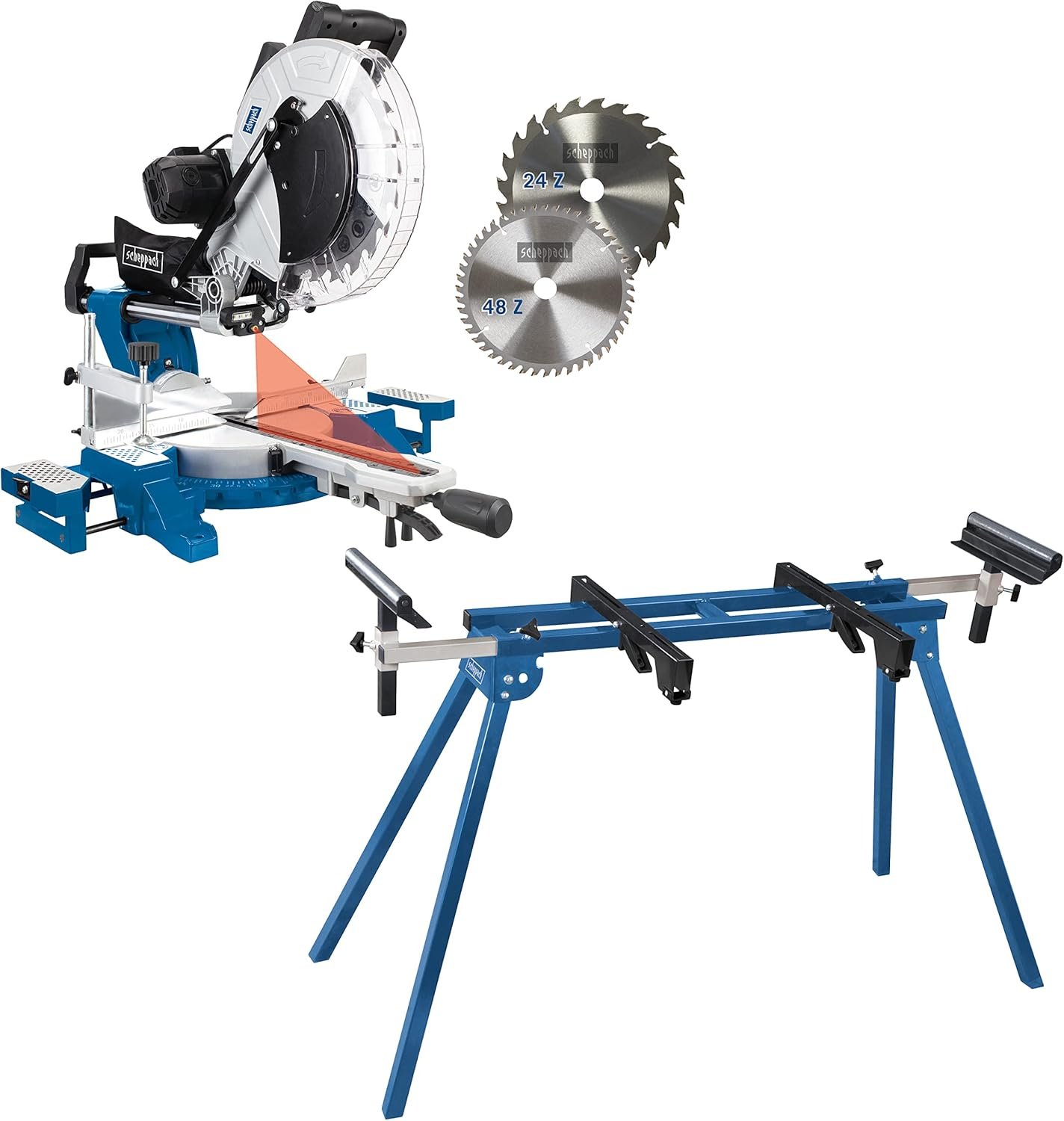 Scheppach Scie à Onglet Radiale HM140L | 2000W | Largeur de coupe 330mm | Hauteur de coupe 105mm | Lame Ø305mm | Double inclinaison | Table de travail -45°/+45° | Avec Support UMF1600 Inclus Scheppach Scie à Onglet Radiale HM140L | 2000W | Largeur de coupe 330mm | Hauteur de coupe 105mm | Lame Ø305mm | Double inclinaison | Table de travail -45°/+45° | Avec Support UMF1600 Inclus