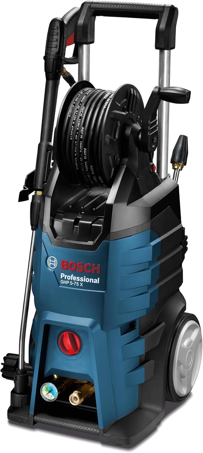 Nettoyeur haute pression filaire 2600 W 185 bar tuyau 10 m poignée télescopique Nettoyeur haute pression filaire 2600 W 185 bar tuyau 10 m poignée télescopique