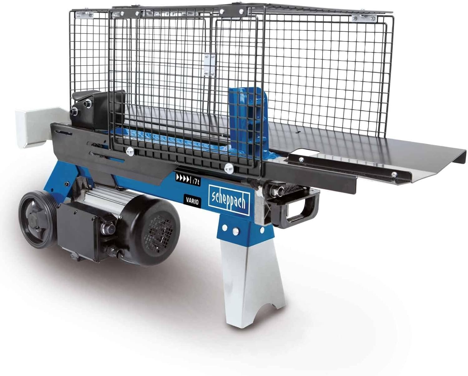 Scheppach Fendeur de Bois Horizontal HL760L | Fendeur de Bois de Chauffage hydraulique | 230V / 2200W | Puissance de fendage 7 tonnes | Longueur de fendage 520mm Scheppach Fendeur de Bois Horizontal HL760L | Fendeur de Bois de Chauffage hydraulique | 230V / 2200W | Puissance de fendage 7 tonnes | Longueur de fendage 520mm