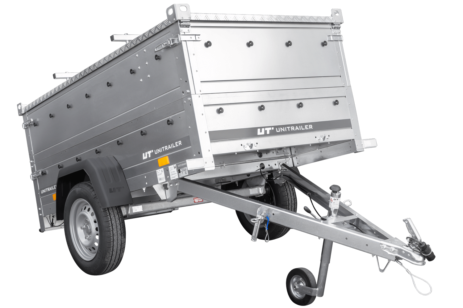 Remorque UNITRAILER Garden Trailer 200 Kipp avec capot 200×106 cm PTAC 750 kg Remorque UNITRAILER Garden Trailer 200 Kipp avec capot 200×106 cm PTAC 750 kg