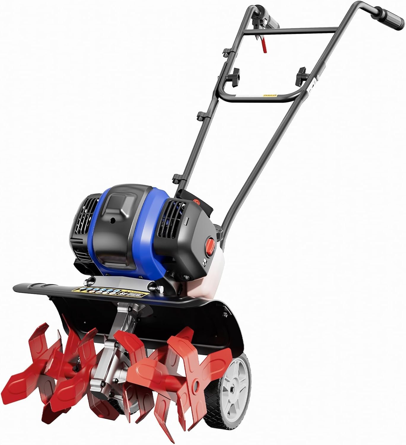 Mini cultivateur thermique 53 cc 1,9 kW manuel bleu Mini cultivateur thermique 53 cc 1,9 kW manuel bleu