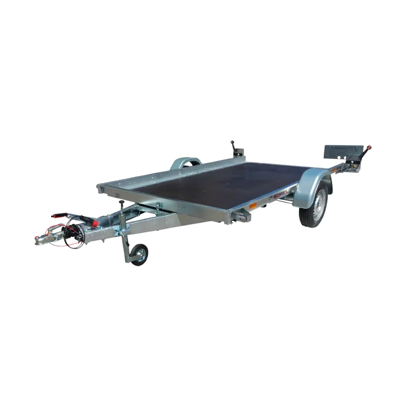 Remorque plateau SOREL PJ306F750NUE PTAC 750 kg 306×166 cm Remorque plateau SOREL PJ306F750NUE PTAC 750 kg 306×166 cm