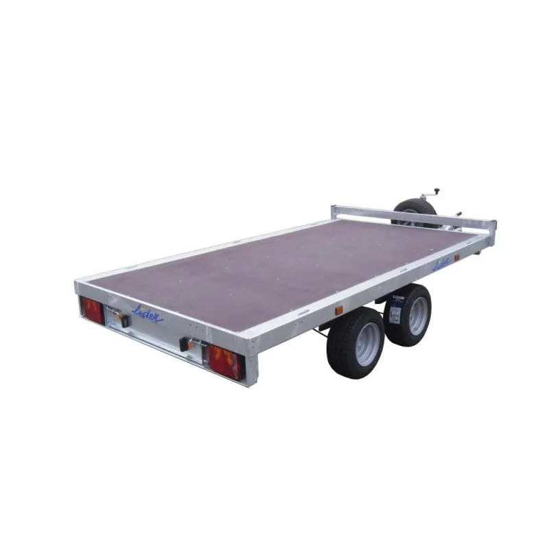 Remorque plateau LIDER 41622 PTAC 1000 à 1500 kg 306×170 cm freinée Remorque plateau LIDER 41622 PTAC 1000 à 1500 kg 306×170 cm freinée