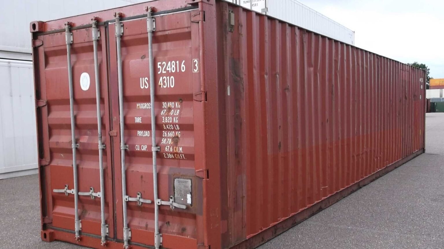 40_gebraucht_unlackiert_B_1920_1080-1536x864-1.jpg 40 Fuss Container | Standard | Gebraucht | B – Image 1
